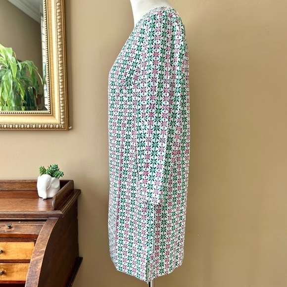 Boden Roberta Kaftan in Ivory Plumeria Dress Tunic Beach Cover Up Size 8 NWT - Picture 4 of 12